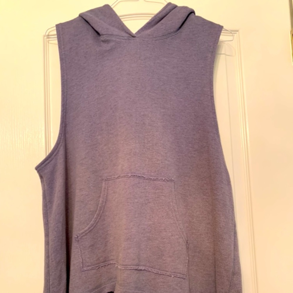 Free People sleeveless hoodie